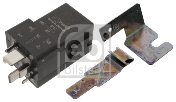 Relay, glow plug system
